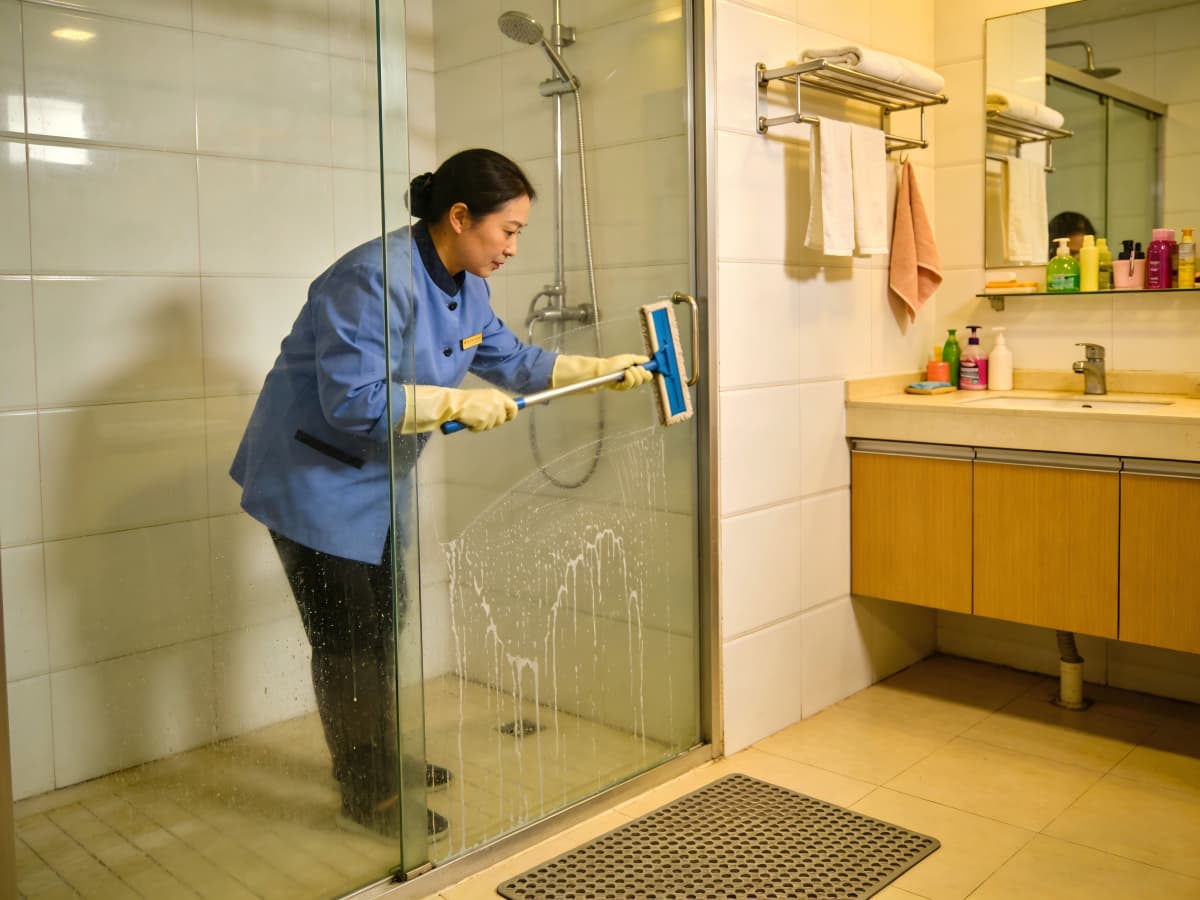 宜兴擦玻璃服务现场实拍