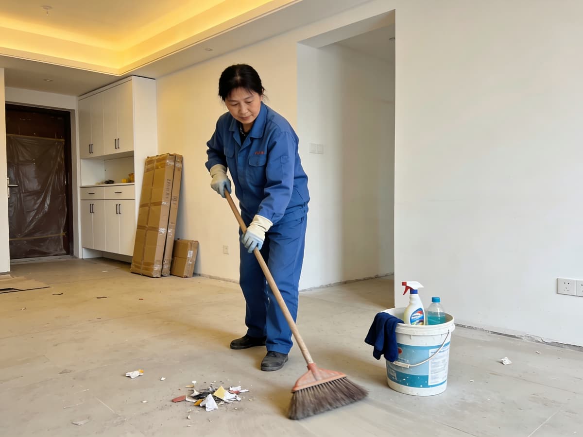 宜兴开荒保洁服务现场实拍